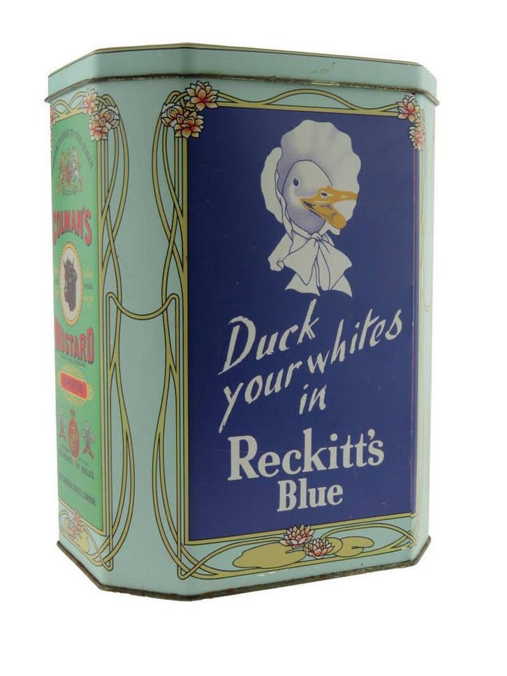 Blik Reckitts Blue - Robin Starch, Verzamelen, Blikken, Gebruikt, Verzenden