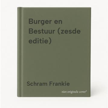 Burger en Bestuur (zesde editie) - Schram Frankie, Verzenden, Gelezen, Schram Frankie