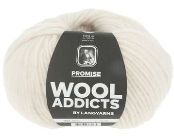 WoolAddicts Promise - 94 Naturel - Chunky / Dik Merinowol, Hobby en Vrije tijd, Breien en Haken, Ophalen of Verzenden, Nieuw