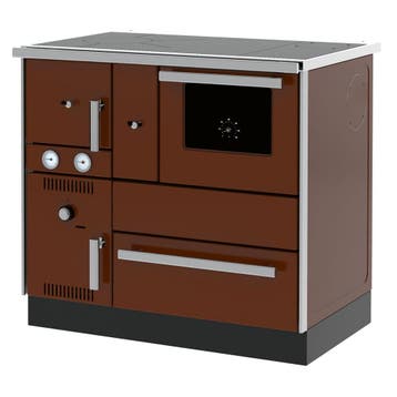 Alfa Term 27 (27 kW) CV houtkachel fornuis Bruin Aansluiting, Verzenden, Nieuw