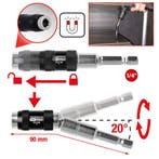KS Tools 1/4 Magnetische Snelwissel-Bithouder Zwenkbaar, Verzenden, Nieuw