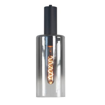 Glazen lampenkap Semi Smoked Glas | Langwerpig | Ø12cm, Huis en Inrichting, Lampen | Lampenkappen, Ophalen of Verzenden, Nieuw