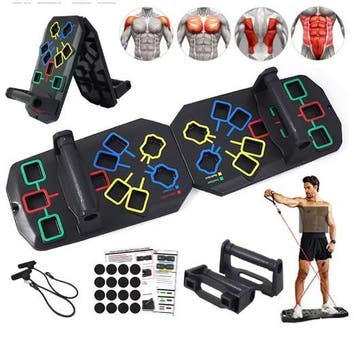 Opvouwbaar Push-up Board met Handgrepen Fitness Set, Sport en Fitness, Verzenden, Nieuw