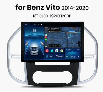 Mercedes Vito W447 Multimedia Autoradio Navigatie Carplay 4K, Auto diversen, Ophalen of Verzenden, Nieuw
