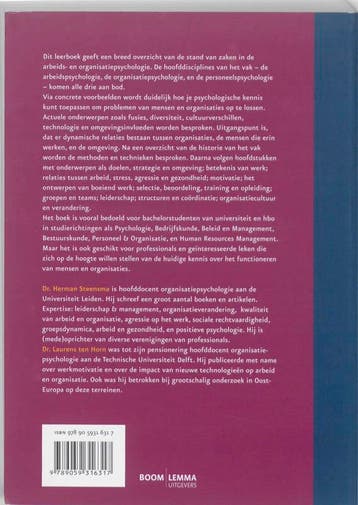 Mensen, arbeid en organisatie 9789059316317 Herman Steensma, Verzenden, Gelezen, Herman Steensma