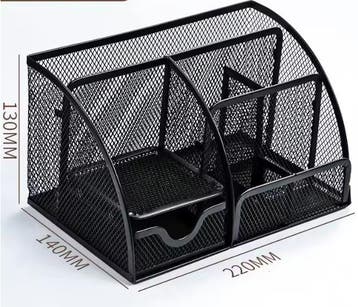 Metalen Pennenhouder Groot Bureau Organizer Kantoor School, Verzenden, Nieuw