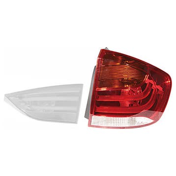 BMW X1 E84 2009-2015 Achterlichtglas Buiten Rechts LED Xenon, Auto-onderdelen, Verlichting, Verzenden, Nieuw