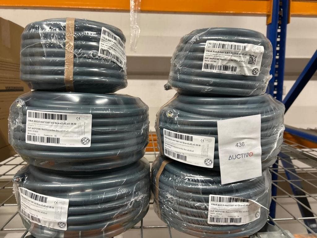 Solar kabel 6mm² 1500V 100m IP65 rood