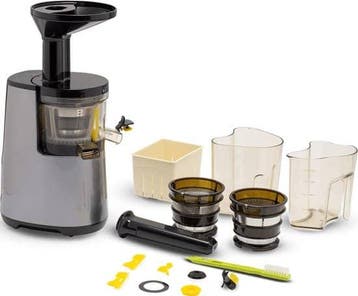 Byzoo Verticale Slowjuicer SJ01 Grijs, Witgoed en Apparatuur, Juicers, Ophalen of Verzenden, Gebruikt