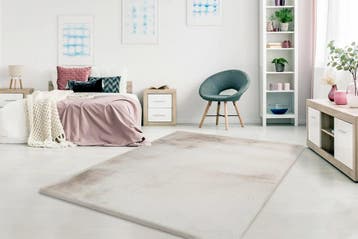 Fluffy Vloerkleed | Heaven | Uni | Beige | 240x330 cm, Verzenden, Nieuw
