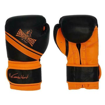Ernesto Hoost Kickboxing Handschoenen PU - Zwart/Oranje, Ophalen of Verzenden, Nieuw