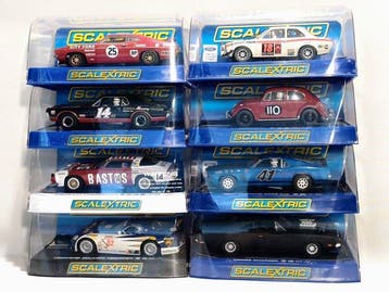 Scalextric - Slotcar Scalextric 1:32 assortiment van 8, Nieuw