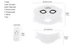 LED Gezichts- en Nekmasker 7 Kleuren Draadloos Siliconen, Sieraden, Tassen en Uiterlijk, Uiterlijk | Gezichtsverzorging, Verzenden