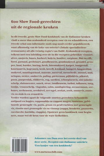 Visrecepten van Italiaanse osterias 9789053304150, Verzenden, Zo goed als nieuw