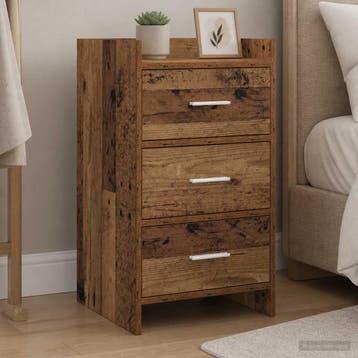 vidaXL Nachtkastjes Oud hout 40 x 36 x 70 cm Bewerkt hout, Huis en Inrichting, Minder dan 45 cm, Verzenden, Nieuw, 70 cm of meer