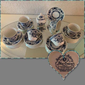 Royal Art Pottery - Koffie- en theeservies (13) - Porselein,, Antiek en Kunst