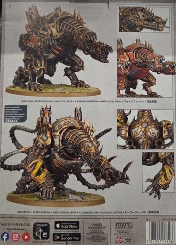 Warhammer 40.000 Chaos Space Marines Forgefiend (Warhammer, Ophalen of Verzenden, Nieuw