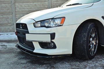 Front Splitter V.1 Mitsubishi Lancer Evo X, Verzenden