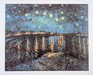 Vincent van Gogh - Starlight over the Rhone (1888)