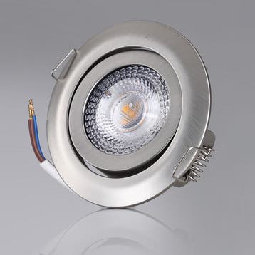 LED Inbouwspots Krog 6 stuks Nikkel Dimbaar (Interieur), Verzenden, Nieuw