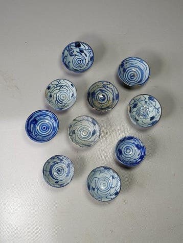 Beker (10) - Ensemble de 10 tasses à thé / alambic en