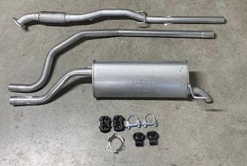 Uitlaatset, Einddemper + Tussenpijp Opel Corsa D 1.2, Verzenden, Nieuw