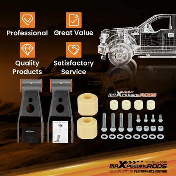 Liftkit 3 inch voor 2 inch achter geschikt voor Jeep Cher..., Verzenden, Nieuw, Jeep