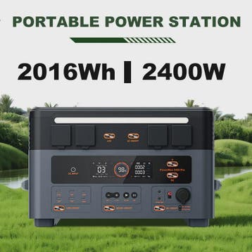 OSCAL PowerMax 2400 Pro Powerstation: 2400W, 2016Wh LiFePO4,, Verzenden, Nieuw