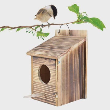 Houten Vogelhuisje Buiten - Weerbestendig Nestkastje voor Vo, Verzenden, Nieuw