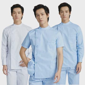 Medische Scrubs Uniform Heren - Korte & Lange Mouw | Zorgkle, Verzenden