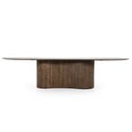 Eettafel Jordy - 300cm - Bruin - 96155 - eettafel, Nieuw, Overige vormen, Overige materialen