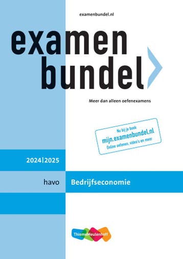 Examenbundel online + boek havo Bedrijfseconomie 2024/2025, Verzenden, Zo goed als nieuw, Drs. A. Maurer