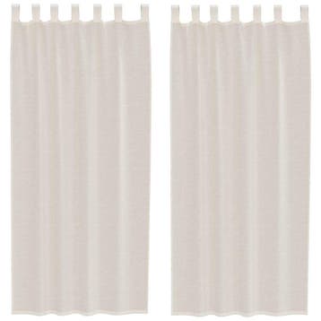 Voile Gordijnen 140x245cm Creme | Retourdeal 27% Korting, Ophalen of Verzenden, Nieuw