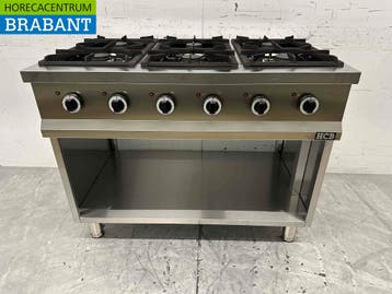 RVS 6 pits gasfornuis fornuis 700 Series 110 cm 36 kW Horeca, Zakelijke goederen, Horeca | Keukenapparatuur, Ophalen of Verzenden