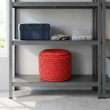 vidaXL Multifunctioneel gebruikstouw 16 mm 25 m Rood PP, Verzenden, Nieuw