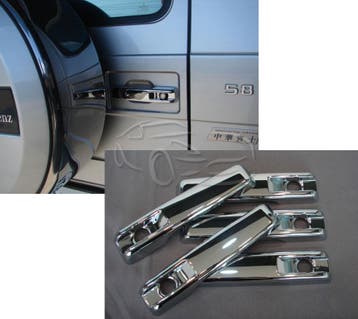 chrome Türgriffabdeckungen Türgriff geschikt voor Mercedes, Auto diversen, Tuning en Styling