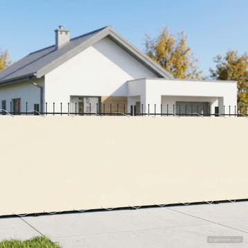 vidaXL Balkon Privacy Scherm 180 x 1000 cm Stof met, Verzenden, Nieuw