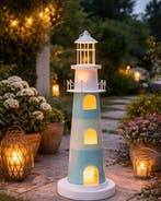Decoratief ornament - XL Lighthouse 80cm + LED