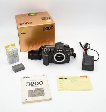 Nikon D200 Digitale camera, Audio, Tv en Foto, Fotocamera's Analoog, Nieuw