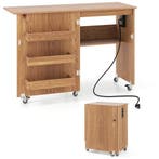 LIVSK Opklapbare Naaitafel met Oplaadstation - Multifunction, Verzenden, Nieuw