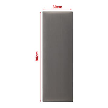 Gestoffeerde wandpanelen Carpino set van 2 fluweel 90x30 cm, Verzenden, Nieuw