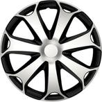 Carpoint Wieldoppenset Mega 15 Inch Zwart/zilver 4 Stuks, Ophalen of Verzenden, Zo goed als nieuw
