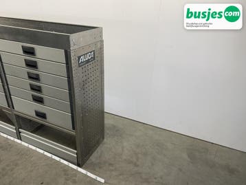 Aluca bedrijfswageninrichting 2280x420x1150mm (3261), Auto diversen, Ophalen of Verzenden