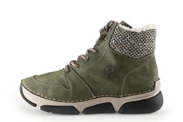 Rieker Snowboots in maat 38 Groen, Kleding | Dames, Schoenen, Verzenden, Snowboots, Zo goed als nieuw, Groen