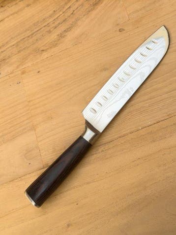 Japan - Keukenmes - 1 piece - Santoku knife - Carbon Steel -
