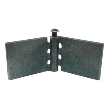 Novio Recht portierscharnier met stalen pen 60 x 80mm, Auto diversen, Ophalen of Verzenden, Nieuw