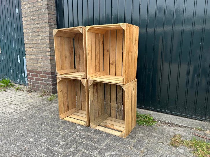 Fruitkisten NETTE staat 50x40 hoogte 30cm, Huis en Inrichting, Woonaccessoires | Kisten, 50 tot 100 cm, Zo goed als nieuw, Minder dan 50 cm