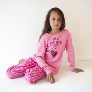 Frogs and Dogs - Pyjama All You Need - Roze - Maat 98 - M..., Verzenden, Nieuw