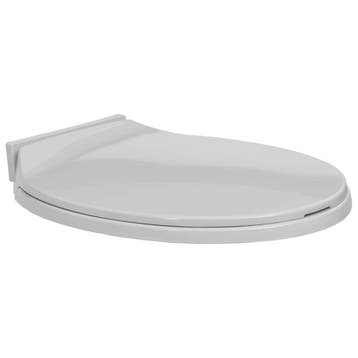 vidaXL Toiletbril soft-close ovaal lichtgrijs, Verzenden, Nieuw