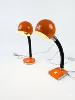 Bureaulamp (2) - Plastic, Staal - Space age bureau lampen